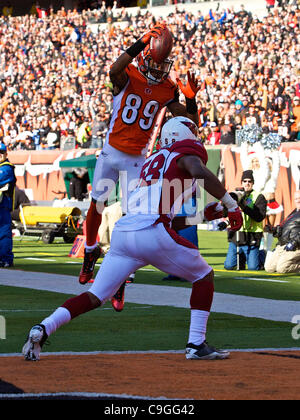 Jerome Simpson's touchdown flip keeps Bengals alive - CBS News