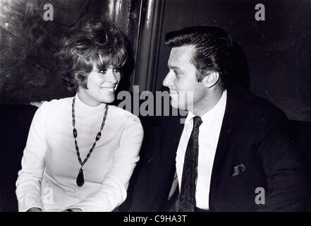 Dec. 21, 2011 - JILL ST. JOHN with Jack Jones.(Credit Image: Â© Globe Photos/ZUMAPRESS.com) Stock Photo