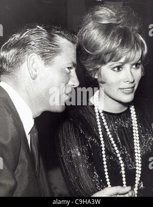 Dec. 21, 2011 - JILL ST. JOHN with Lenny Ross.(Credit Image: Â© Globe Photos/ZUMAPRESS.com) Stock Photo