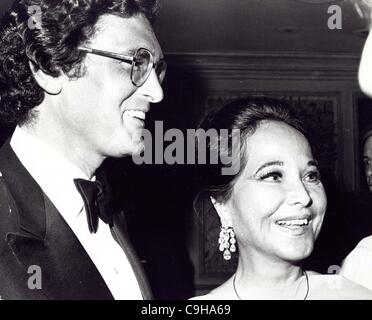 Dec. 20, 1977 - MERLE OBERON with Robert Wolders 1977.(Credit Image: Â© Globe Photos/ZUMAPRESS.com) Stock Photo