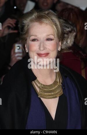 London, UK, 04/01/2012 Meryl Streep attends The Iron Lady - UK film premiere at the BFI Southbank, London.