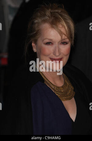 London, UK, 04/01/2012 Meryl Streep attends The Iron Lady - UK film premiere at the BFI Southbank, London.