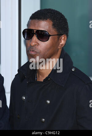 KENNY BABYFACE EDMONDS BOYZ II MEN. HONORED WITH A STAR ON THE HOLLYWOOD WALK OF FAME. HOLLYWOOD LOS ANGELES CALIFORNIA USA 0 Stock Photo