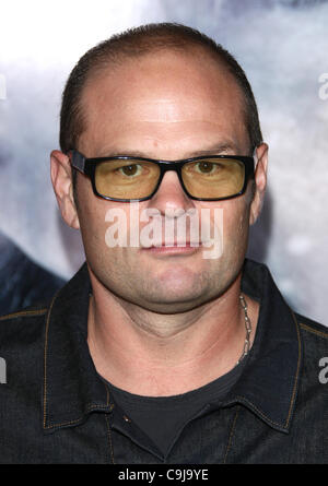 CHRIS BAUER THE GREY. WORLD PREMIERE DOWNTOWN LOS ANGELES CALIFORNIA USA 11 January 2012 Stock Photo