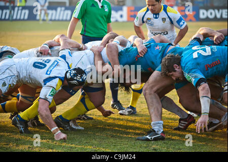Heineken cup Aironi Rugby - ASM Clermont Auvergne Stock Photo