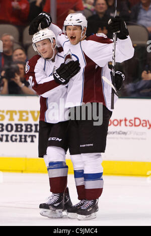 Colorado Avalanche Defenseman Erik Johnson (6) Celebrates Win Colorado 