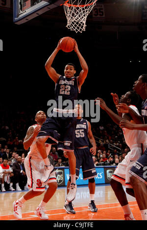 Georgetown Forward Otto Porter (22) Lands On Marquette Guard Todd Mayo 