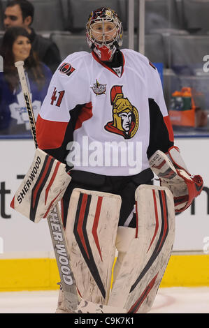 Jan. 17, 2012 - Toronto, Ontario, Canada - Ottawa Senators defenceman ...