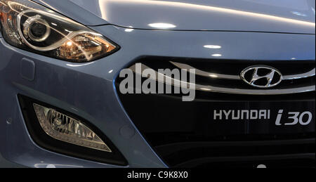 Hyundai Motor Manufacturing Czech (HMMC) plant in Nosovice, Czech Republic, started production of Hyundai i30 on January 17, 2012. (CTK Photo/Jaroslav Ozana) Stock Photo