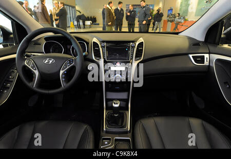 Hyundai Motor Manufacturing Czech (HMMC) plant in Nosovice, Czech Republic, started production of Hyundai i30 on January 17, 2012. (CTK Photo/Jaroslav Ozana) Stock Photo