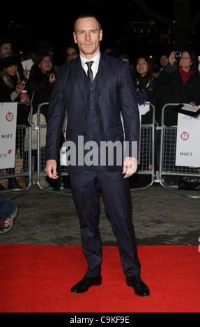 London, UK, 19/01/2012 Michael Fassbender arrives for the London Film Critics Circle Awards held at the BFI in London. (Credit Image: Press2000/Alamy Live News ) Stock Photo
