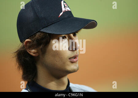 FILE PHOTO : Yu Darvish (JPN), NOVEMBER 30, 2007 - Baseball : Asian Championship 2007 (IBAF Baseball Olympics Qualifying Tournament) Japan National Team Training at Taichung Intercontinental Baseball Stadium, Taichung, Chinese Taipei.  (Photo by YUTAKA/AFLO SPORT) [1040] Stock Photo