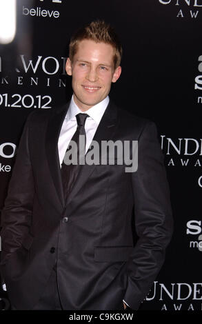 Jan. 19, 2012 - Hollywood, California, U.S. - Jacob Blair  attends .the Premiere Of ''Underworld Awakening''at the Chinese Theater In Hollywood,Ca on Jasnuary .19,2012.. 2012 (Credit Image: Â© Phil Roach/Globe Photos/ZUMAPRESS.com) Stock Photo