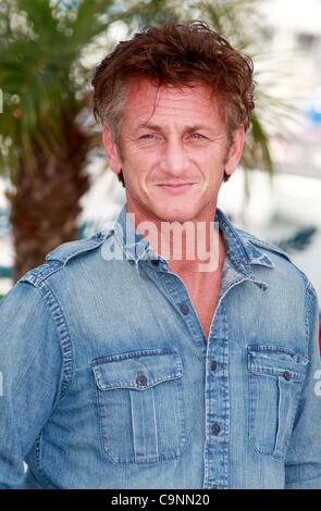 May 20, 2011 - Hollywood, California, U.S. - SEAN PENN.This Must Be The Place.64th Cannes Film Festival.Cannes, France.May 20, 2011. 2011(Credit Image: © Roger Harvey/Globe Photos/ZUMAPRESS.com) Stock Photo