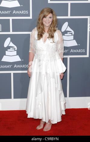 Alison Krauss at arrivals for The 54th Annual GRAMMY Awards - ARRIVALS, The Staples Center, Los Angeles, CA February 12, 2012. Photo By: Elizabeth Goodenough/Everett Collection Stock Photo