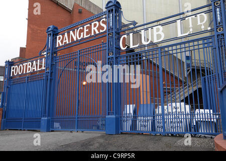 Entrance to Ibrox football stadium, the home of Rangers Football Club,  Govan, Glasgow, Scotland, UK Stock Photo - Alamy