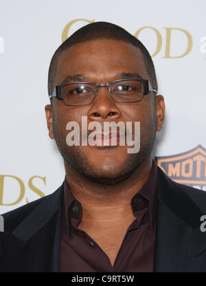 TYLER PERRY TYLER PERRY'S GOOD DEEDS. WORLD PREMIERE DOWNTOWN LOS ANGELES CALIFORNIA USA 14 February 2012 Stock Photo