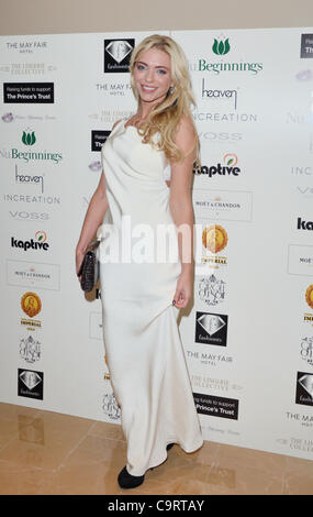 London, United Kingdom 14/02/2012 April Summers attends The Prince's Valentines Ball at The May Fair Hotel in London. (Photo Credit: Photobeat Images/Alamy) Stock Photo