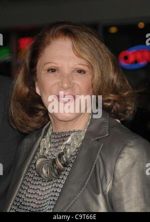 Feb. 16, 2012 - Los Angeles, California, USA - Feb 16, 2012 - Los Angeles, California, USA -  Actress LINDA LAVIN    at the 'Wanderlust' World Premiere held at the  Mann Village Westwood. Los Angeles. (Credit Image: © Paul Fenton/ZUMAPRESS.com) Stock Photo