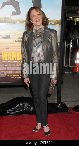 Feb. 16, 2012 - Los Angeles, California, USA - Feb 16, 2012 - Los Angeles, California, USA -  Actress LINDA LAVIN    at the 'Wanderlust' World Premiere held at the  Mann Village Westwood. Los Angeles. (Credit Image: © Paul Fenton/ZUMAPRESS.com) Stock Photo