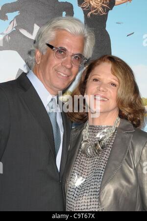 Feb. 16, 2012 - Los Angeles, California, USA - Feb 16, 2012 - Los Angeles, California, USA -  Actress LINDA LAVIN    at the 'Wanderlust' World Premiere held at the  Mann Village Westwood. Los Angeles. (Credit Image: © Paul Fenton/ZUMAPRESS.com) Stock Photo