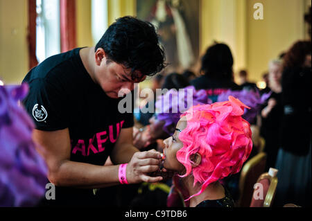 Saturday 18th February 2012, London, Elisa Palomino London Fashion week A/W Catwalk Show Stock Photo