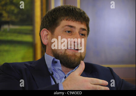 Feb. 7, 2012 - Terrible, Russia - February 06,2912. Pictured: President of Chechnya Ramzan Kadyrov in his office in Grozny city of Chechnya. (Credit Image: © PhotoXpress/ZUMAPRESS.com) Stock Photo