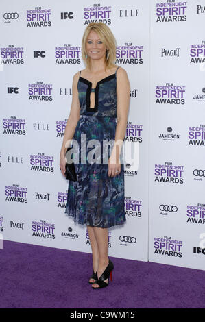 Feb. 25, 2012 - Hollywood, California, U.S. - Elizabeth Banks during the 2012 FILM INDEPENDENT SPIRIT AWARDS, held on the beach at Santa Monica, California, on February 25, 2012.(Credit Image: Â© Michael Germana/Globe Photos/ZUMAPRESS.com) Stock Photo