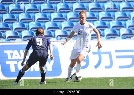 Lauren Cheney (USA), MARCH 5, 2012 - Football / Soccer : The Algarve Women's Football Cup 2012, match between Japan 1-0 USA in Estadio Algarve, Faro, Portugal. (Photo by Atsushi Tomura/AFLO SPORT) [1035] Stock Photo