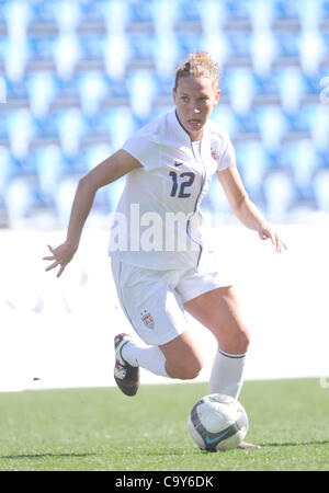 Lauren Cheney (USA), MARCH 5, 2012 - Football / Soccer : The Algarve Women's Football Cup 2012, match between Japan 1-0 USA in Estadio Algarve, Faro, Portugal. (Photo by Atsushi Tomura/AFLO SPORT) [1035] Stock Photo