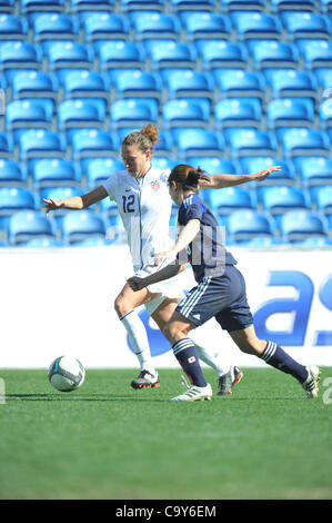 Lauren Cheney (USA), MARCH 5, 2012 - Football / Soccer : The Algarve Women's Football Cup 2012, match between Japan 1-0 USA in Estadio Algarve, Faro, Portugal. (Photo by Atsushi Tomura/AFLO SPORT) [1035] Stock Photo