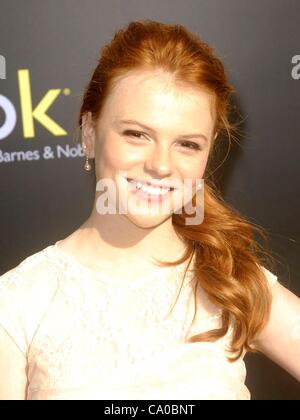 Annie Thurman at arrivals for THE HUNGER GAMES Premiere, Nokia Theatre at L.A. LIVE, Los Angeles, CA March 12, 2012. Photo By: Dee Cercone/Everett Collection Stock Photo