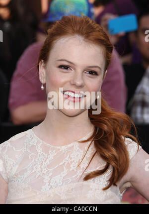 ANNIE THURMAN THE HUNGER GAMES. WORLD PREMIERE DOWNTOWN LOS ANGELES CALIFORNIA USA 12 March 2012 Stock Photo