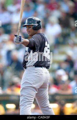 Alex Rodriguez (Yankees), MARCH 6, 2012 - MLB : Alex Rodriguez of the New  York Yankees during a spring training game against the Pittsburgh Pirates  at McKechnie Field in Bradenton, Florida, United