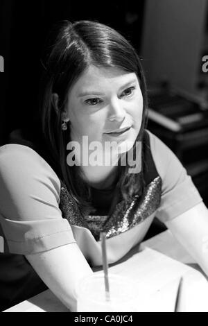 March 13, 2012 - Toronto, Canada - Gail Simmons, Top Chef judge, Special Projects Director with Food & Wine magazine and trained culinary expert, signs her charming and revealing food memoir, Talking with My Mouth Full. (JKP/N8N) Stock Photo