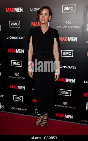 Embeth Davidtz at arrivals for MAD MEN Season 5 Premiere, Cinerama Dome at The Arclight Hollywood, Los Angeles, CA March 14, 2012. Photo By: Emiley Schweich/Everett Collection Stock Photo