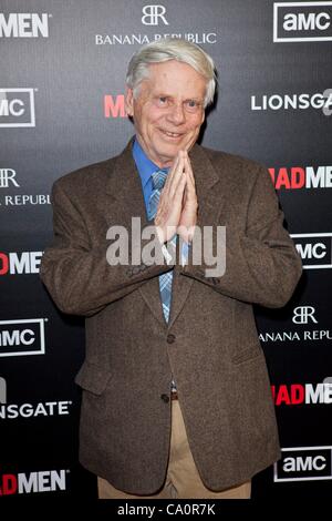 Robert Morse at arrivals for MAD MEN Season 5 Premiere, Cinerama Dome at The Arclight Hollywood, Los Angeles, CA March 14, 2012. Photo By: Emiley Schweich/Everett Collection Stock Photo