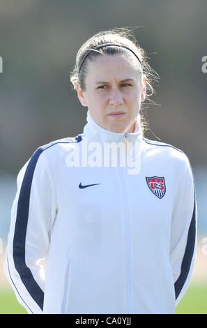 Heather O'Reilly (USA), MARCH 7, 2012 - Football / Soccer : The Algarve Women's Football Cup 2012, match between Sweden 0-4  USA at Municipal Bela Vista, Portugal. (Photo by Atsushi Tomura/AFLO SPORT) [1035] Stock Photo