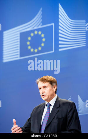 March 16, 2012 - Brussels, Bxl, Belgium - Horst Reichenbach, head of ...