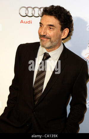 March 1, 2012 - Los Angeles, California, U.S - Producer Chuck Lorre arrives for the Academy of Television Arts & Sciences 21st Annual Hall of Fame Ceremony at the Beverly Hills Hotel in Beverly Hills, California on March 1, 2012 (Credit Image: © Jonathan Alcorn/ZUMAPRESS.com) Stock Photo