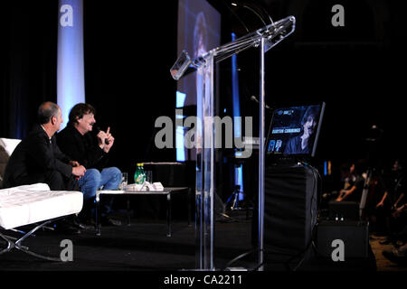 March 22, 2012 - Toronto, Canada - Celebrity Interview with Burton Cummings at the 2012 Slacker Canadian Music Week. Stock Photo