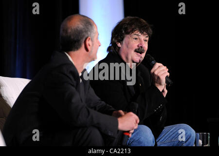 March 22, 2012 - Toronto, Canada - Celebrity Interview with Burton Cummings at the 2012 Slacker Canadian Music Week. Stock Photo