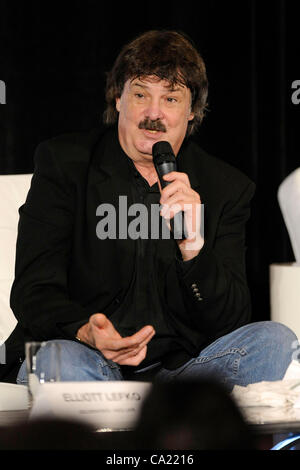 March 22, 2012 - Toronto, Canada - Celebrity Interview with Burton Cummings at the 2012 Slacker Canadian Music Week. Stock Photo