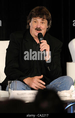 March 22, 2012 - Toronto, Canada - Celebrity Interview with Burton Cummings at the 2012 Slacker Canadian Music Week. Stock Photo