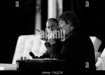 March 22, 2012 - Toronto, Canada - Celebrity Interview with Burton Cummings at the 2012 Slacker Canadian Music Week. Stock Photo