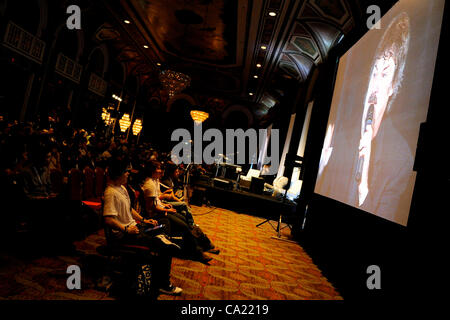 March 22, 2012 - Toronto, Canada - Celebrity Interview with Burton Cummings at the 2012 Slacker Canadian Music Week. Stock Photo