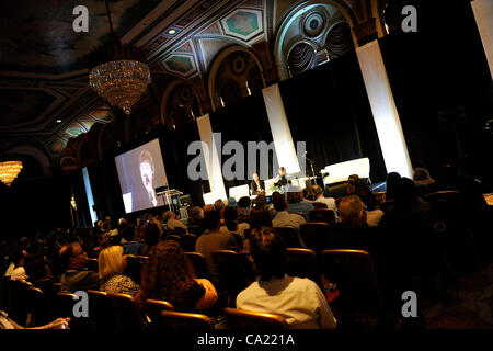 March 22, 2012 - Toronto, Canada - Celebrity Interview with Burton Cummings at the 2012 Slacker Canadian Music Week. Stock Photo