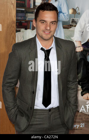 Jan. 11, 2011 - Westwood, California, U.S - JAKE JOHNSON arrives at the Paramount Pictures premiere of No Strings Attached at the Regency Village Theater. (Credit Image: © Brandon Parry/ZUMAPRESS.com) Stock Photo