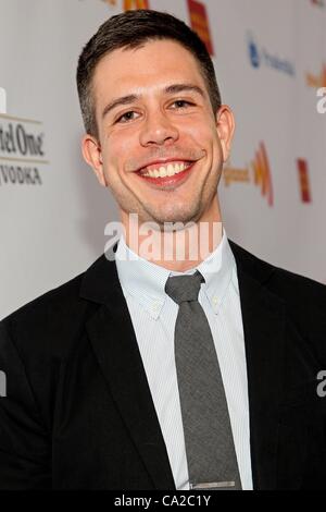 Stephen Karam at arrivals for 23rd Annual GLAAD Media Awards in NYC, Marriott Marquis Hotel, New York, NY March 24, 2012. Photo By: Steve Mack/Everett Collection Stock Photo