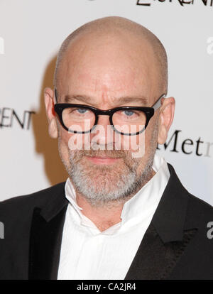 March 26, 2012 - Ny, New York, U.S. - Singer MICHAEL STIPE attends the Yves Saint Laurent sponsors The Metropolitan Operas 'Manon' held at The Metropolitan Opera House at Lincoln Center. (Credit Image: © Nancy Kaszerman/ZUMAPRESS.com) Stock Photo